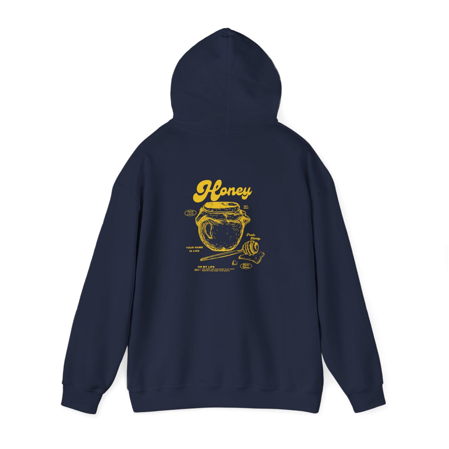 "Honey Of The Lord" Hoodie (Navy)