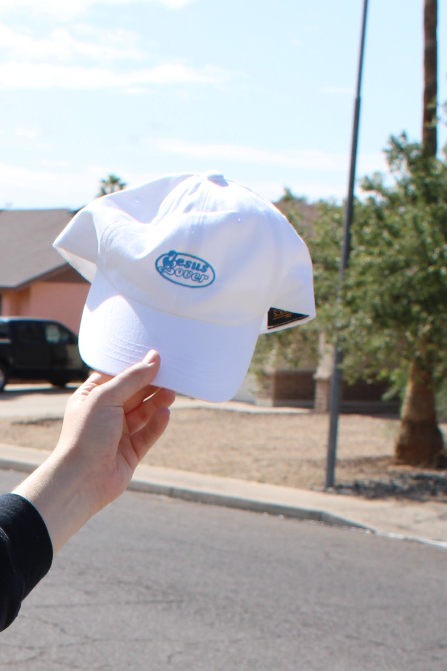 MW "Lover" White/Navy Hat