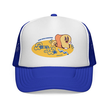 "Bread of Life" Trucker Hat (Black/Blue)