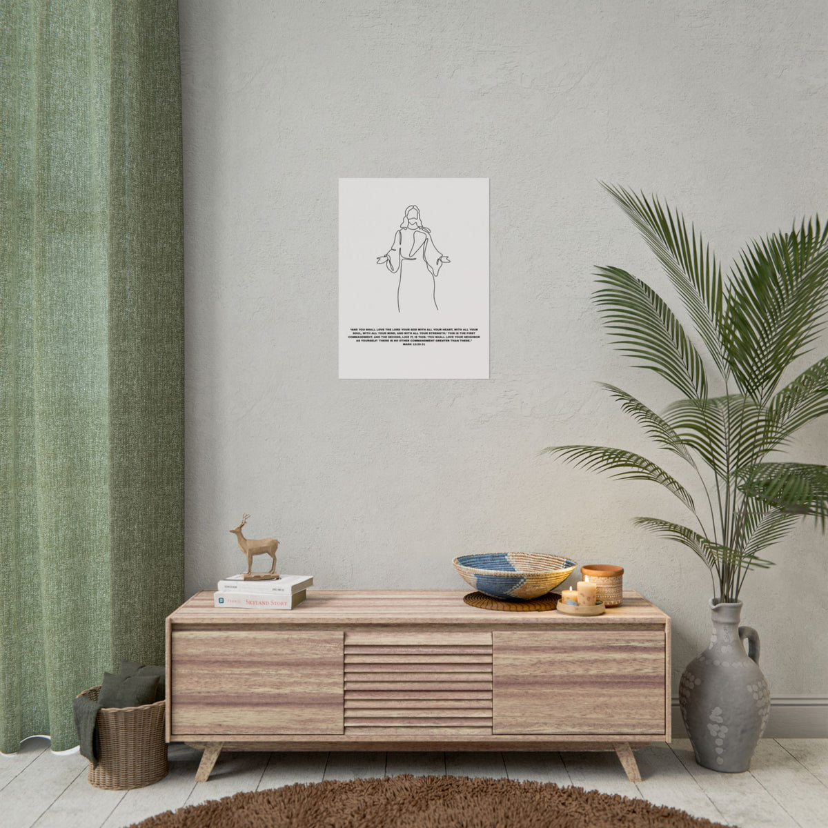 Mark 12:30-31 poster (18'x24')