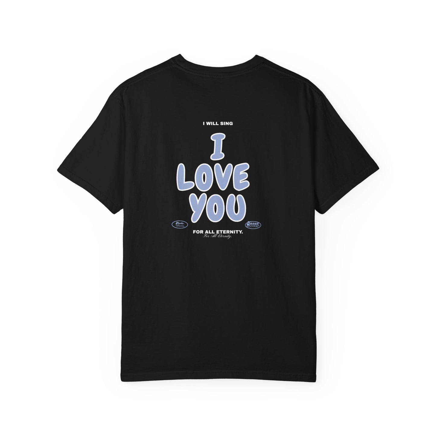 I will Sing "I Love You" Tee (White/Navy)