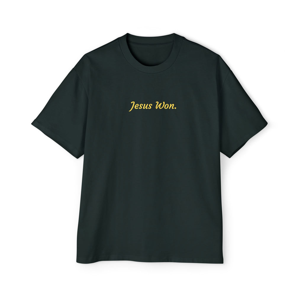 'Jesus Won' Oversized tee