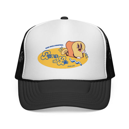 "Bread of Life" Trucker Hat (Black/Blue)