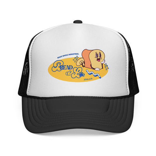 "Bread of Life" Trucker Hat (Black/Blue)