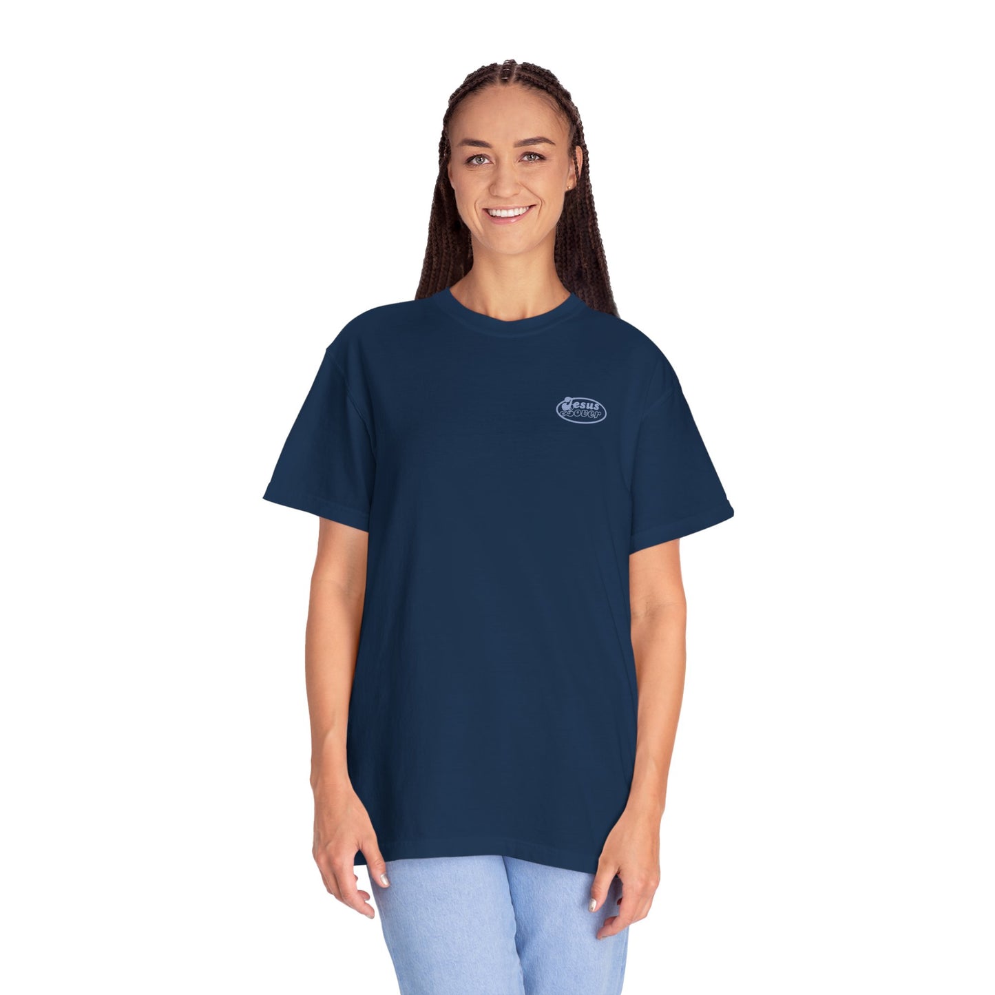 I will Sing "I Love You" Tee (White/Navy)