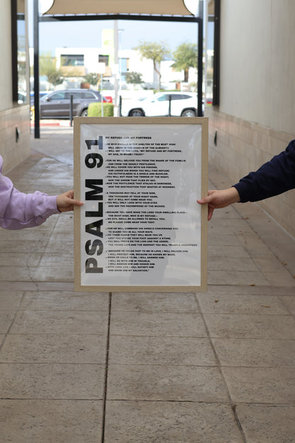 Psalm 91 Poster (18'x24')