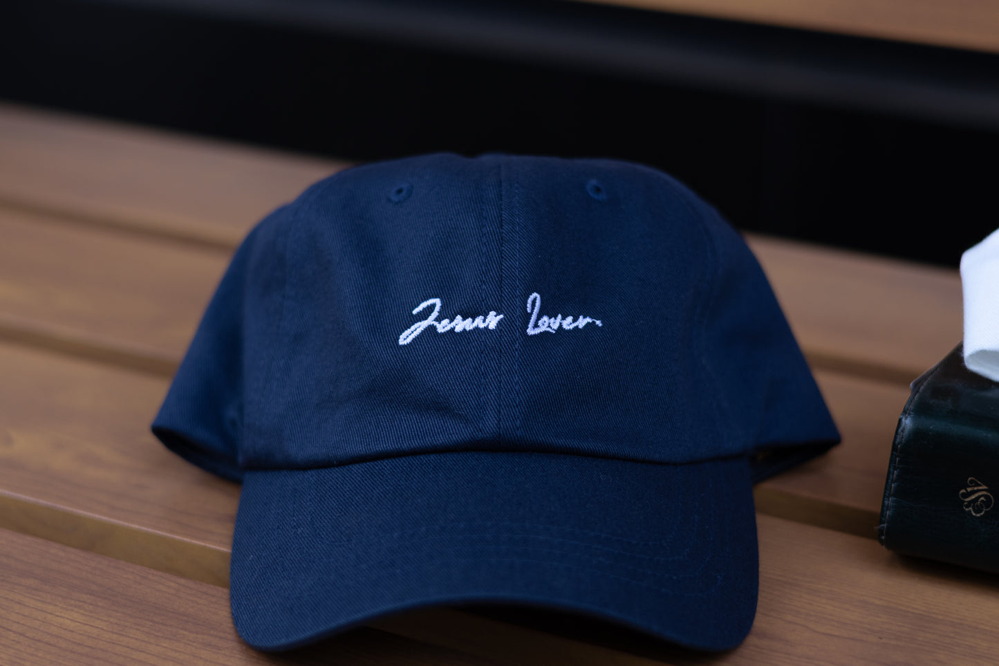 Jesus Lover Hat (Navy/Tan)