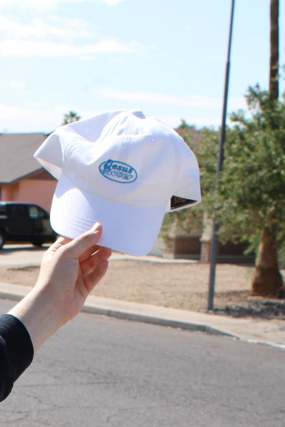 MW "Lover" White/Navy Hat