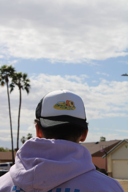 "Bread of Life" Trucker Hat (Black/Blue)
