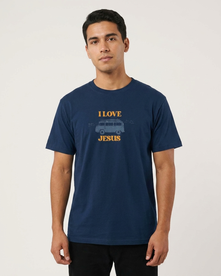 Retro "I love Jesus" Tee